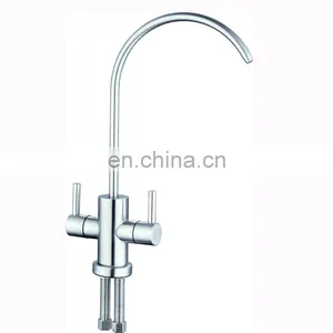 Food Grade SUS304 Double Ways Water Filter Faucet 3054 for Water Filtration System Kitchen Faucets thumbnail-1