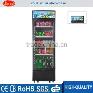 250L Single Glass Door Vertical Showcase Refrigerator thumbnail-1