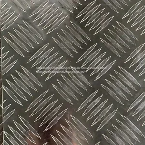Five Rib Pattern Plate Orange Peel Embossed Aluminum Roll Embossed Aluminum Tile Manufacturers Can do Heat Preservation External Pressure Protection Bending Covered Kraft Paper Color Coating Thickness 0.3mm-10mm Specifications Complete Processing Custom thumbnail-2