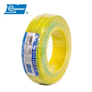 H07V-U 2.5mm2 Red Electric Cable H07 V-U Earth Green/Yellow PE thumbnail-1