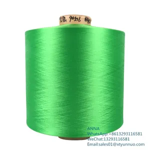 White Fdy Polyester Yarn For Knitting Fabric High Tenacity 600d-3000d thumbnail-1