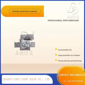 Zinc Alloy Sacrificial Anode for Pipes Price Advantage Cathodic Protection Material thumbnail-1