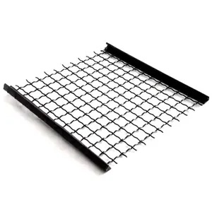 Mining Machine Parts Swinging Sifter Sieve Mesh Mining Vibrating Screen Crimped Wire Mesh Griddle Compound Screen Mesh thumbnail-2