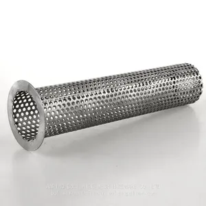 Stainless Strainer Tube Filter Stainless Steel Tube Filter Stainless Tube Strainer Stainless Steel Perforated Metal Tube Bucket Basket Filter Strainer thumbnail-4