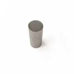 High Precision 304 Stainless Steel Perforated Filter Tube thumbnail-1
