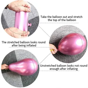 Party Decoration Metallic Balloons Happy Birthday Helium Globos Supplies Pearl Color Chrome Latex Balloons thumbnail-6
