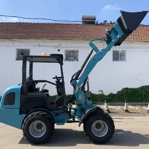 Chinese Snow Plow Wheel Loader HZM810 Small Loader Machine Machine Articulated thumbnail-4