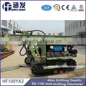 Most Durable and Economic ! HF100YA2 Crawler Type High Quality DTH Drilling Rig thumbnail-1