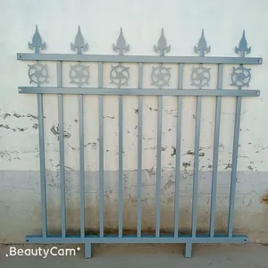 European Style Villa Fence Concrete Base Installation Courtyard Boundary Wall thumbnail-5