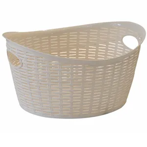 China Custom Plastic Injection Molding Bathroom Dirty Clothes Hamper Laundry Basket Mould thumbnail-3