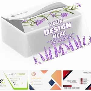 Custom Frosted Translucent PVC Business Cards, Semi-clear Plastic Business Cards, High-definition Printed Business Cards, Custom thumbnail-1