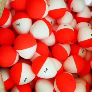 Red White EVA Big Belly Slip Float High Load Long Cast Fishing Bobber thumbnail-3