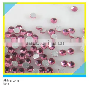 Non Hot Fix Crystal Rose Loose Package Ss6 2mm Nail Art Decoration thumbnail-1