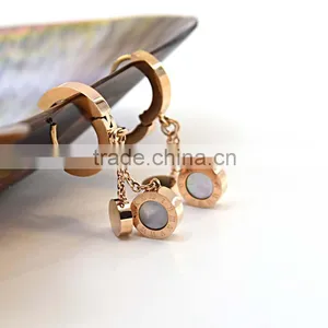 Online Shopping Costume Jewelry Earrings For Women Rose Gold Quality Choice thumbnail-3