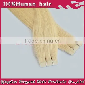 Wholesale Hair Salon Products,Raw Russsian Virgin Tape in Platinum Blonde Hair thumbnail-2