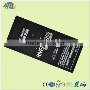 Wholesales Print Black Clothing Tag for Brand Clothing Tag or Garment Tag thumbnail-6