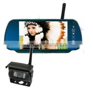 RV-700WS-1 7inch Car Wireless Reversing Camera With Rearview Mirror & CCD/CMOS Camera thumbnail-1
