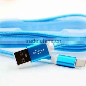 Nylon Braided USB Charging Data Cable Data Syne Cable for Iphone thumbnail-1