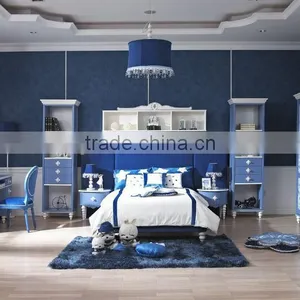 Popular Kids Furniture Children Bedroom Set New Design With Exquisite Form Quality Choice thumbnail-1