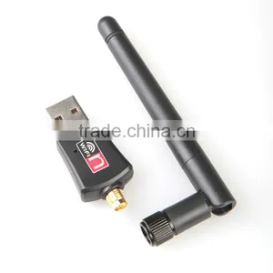 Factory Wholsale 300Mbps 2dBi Antenna Realtek 8192 Chipset USB WiFi Adapter thumbnail-3