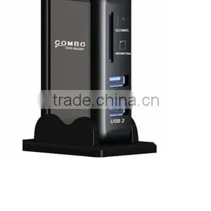 Nice Designed Stand up USB 2.0 Combo Hub and Reader thumbnail-1