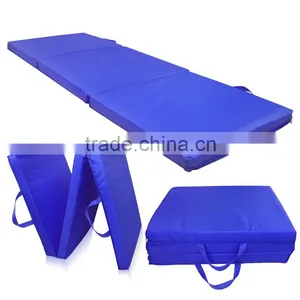 6x2'x2" Gymnastics Gym Folding Exercise Aerobics Mats Pink Stretching Yoga Mat thumbnail-6