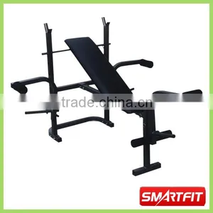 Hot Saled Deluxe Foldable Bench Adjustable Sit-up Bench With Leg Extension as Seen on TV thumbnail-1