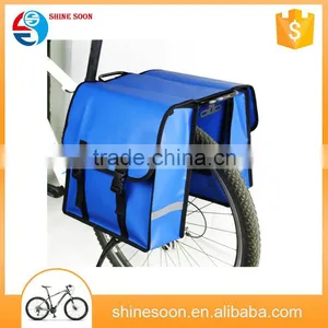 Hot Sale Leather Bicycle Double Pannier Bag thumbnail-3