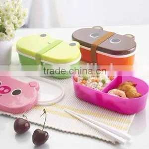 Attractive Cartoon Animal Bento Lunch Box thumbnail-1