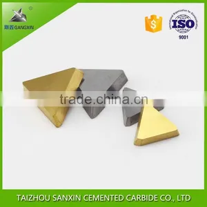YG6/p30 Tungsten Carbide Brazed Tips, Lathe Tips With Silver and Golden Color thumbnail-1