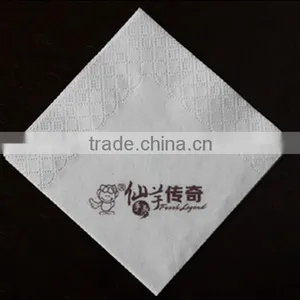 Hot Sale High Quality 1/4 Fold Logo Can be Customized Dinner/luncheon Napkin thumbnail-1