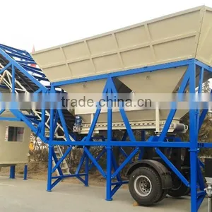 CE Certification HZS25 25m3 Mobile Mini Small Concrete Batching Plant Price for Sale thumbnail-3