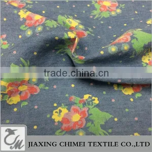 Jiaxing Six Colors of Printed Pattern of Tencel Fabric and Lyocell Fabric for Denim Jeans thumbnail-1