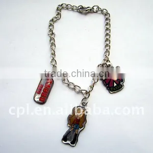 OEM Printing Girlish Stainless Steel Charms Iron Bracelets thumbnail-1