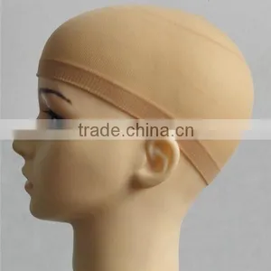 Real Hair Wigs Stocking Cap Weaving Mesh Net Fishnet Elastic Liner Black thumbnail-1