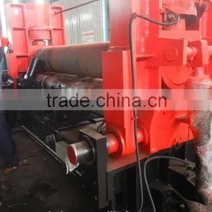 W11series 3 Roller Plate Bending Machine, 3 Roller Ring Rolling Machine, Carbon Steel Sheet Rolling Machine thumbnail-4