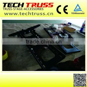 TV05 Plasma tv Stand, Aluminum TV Bracket Stand With Wheel thumbnail-3