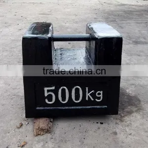 Weight Class M1, 500kg Cast Iron Weight,500kg Test Weight, Crane Scale Calibration Weights thumbnail-2