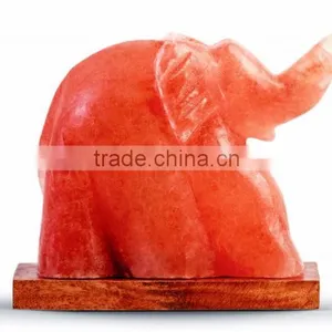 Elephant Shape, HImalayan Salt Lamps thumbnail-1