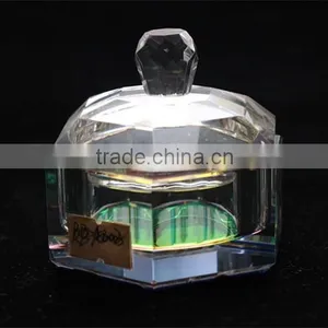 Nice Crystal Glass Candy Bowl With Lit thumbnail-1