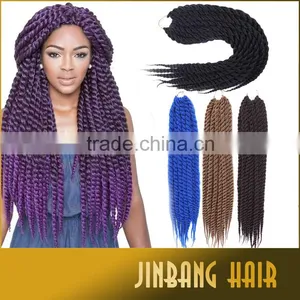 Best Quality 2X Havana Mambo Twist Crochet Braiding Hair 24inch 120gram Havana Mambo Twist Braid Hair Extension thumbnail-2