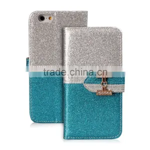 for Iphone 6 Wallet Case ,wholesale Wallet Leather Case for Girls for Iphone 6 Plus thumbnail-1