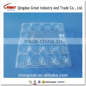 Transparent Pet Egg Tray 10 Eggs Tray thumbnail-3