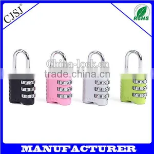 Factory Wholesale Price Luggage Lock Various Color Lock Reset Combination Lock thumbnail-1