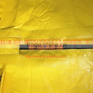 Zipper Ends Lay Flat Air Supply Duct Hose for Tunnel and Coal Mine Ventilation thumbnail-3