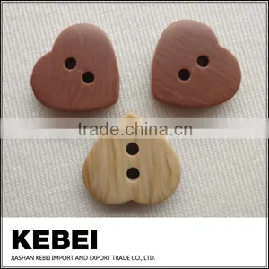 New Style Heart-shaped Button,two Holes Resin Button for Shirts thumbnail-3