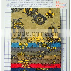 2016 Designer Printing Organic Cotton Printed Fabric for Shoes Bag Luggage thumbnail-2