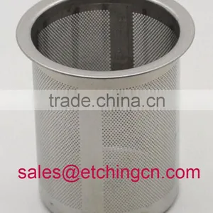 Top Quality Sleek Contemporary Design Etching Stainless Steel Infuser Basket thumbnail-3