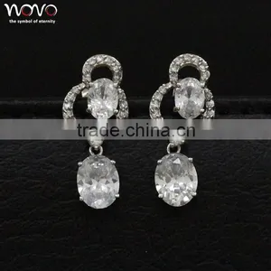 Long Brass Earrings Pendant for Woman Like thumbnail-2