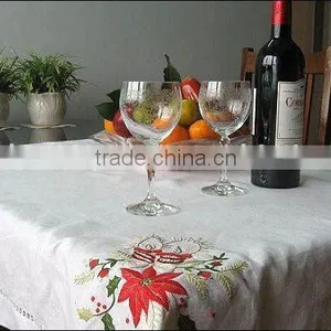 Christmas Embroidery Table Cloth thumbnail-1